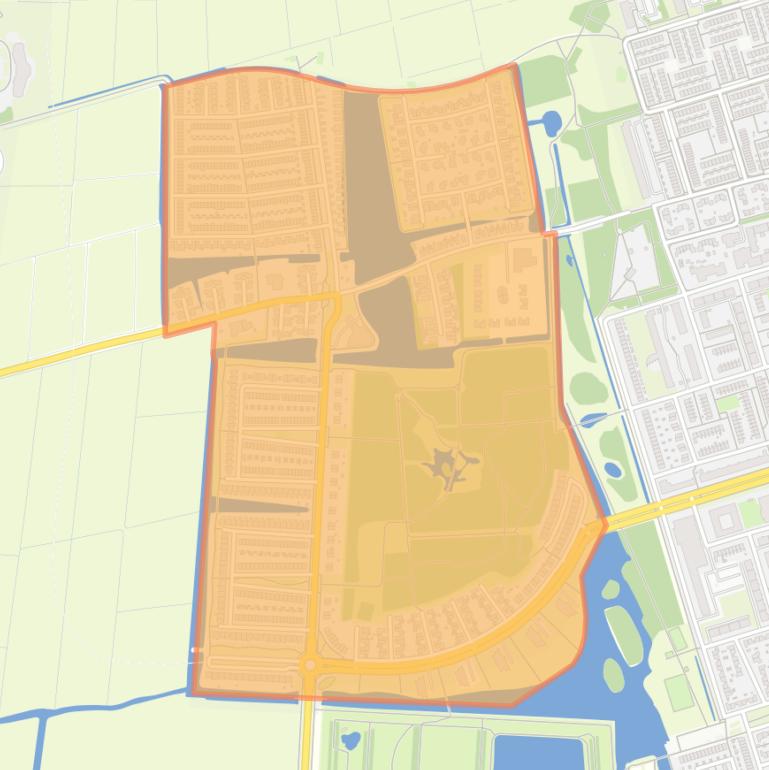 Kaart van de buurt De Held.