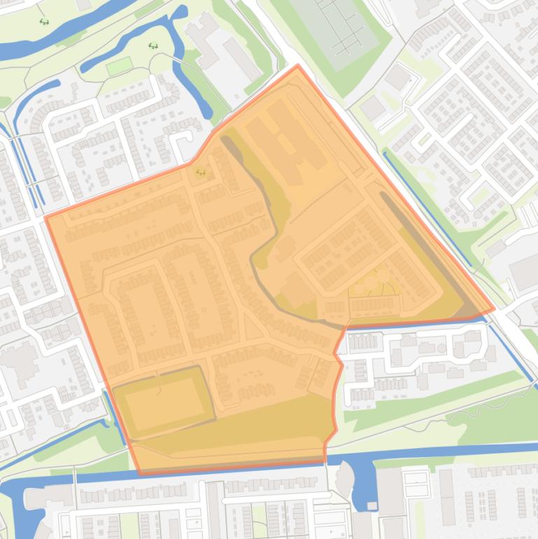 Kaart van de buurt De Hoek-1.