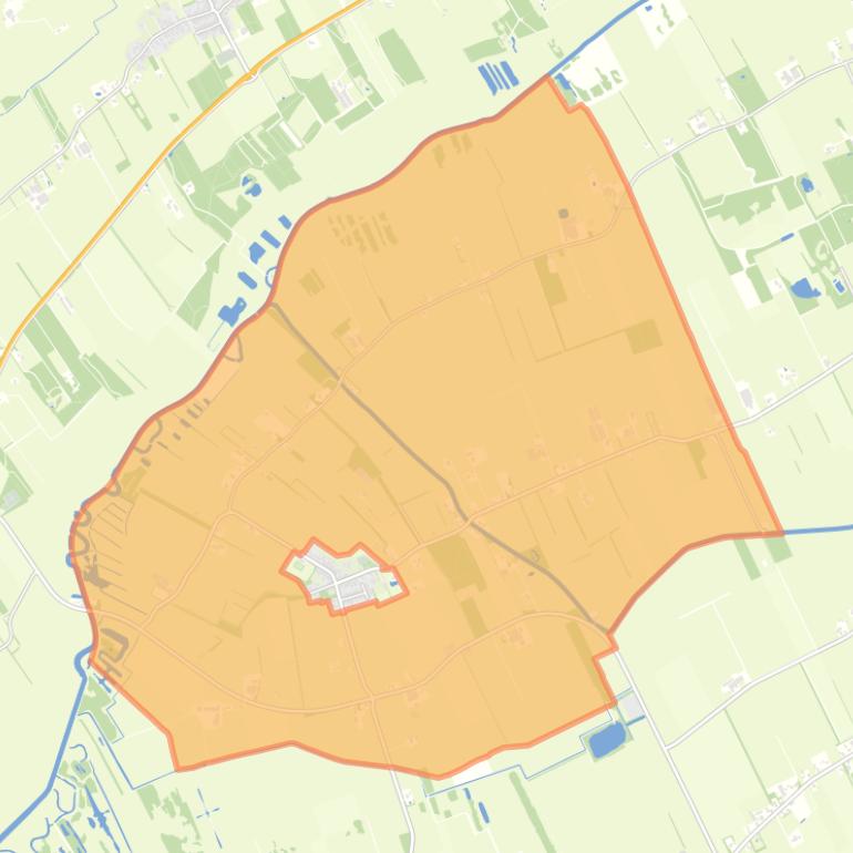 Kaart van de buurt De Hoeve-Buitengebied.