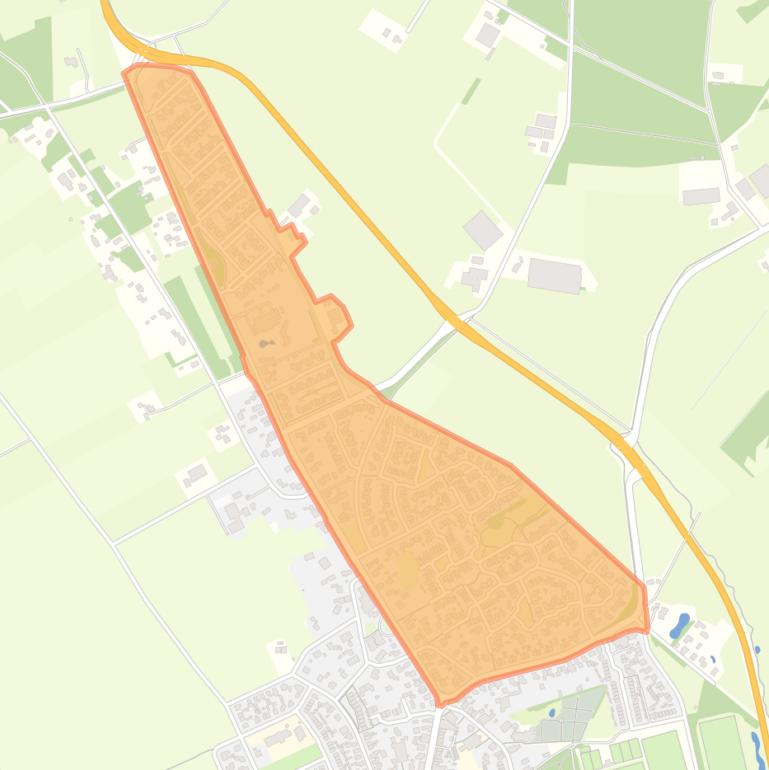 Kaart van de buurt De Höfte.