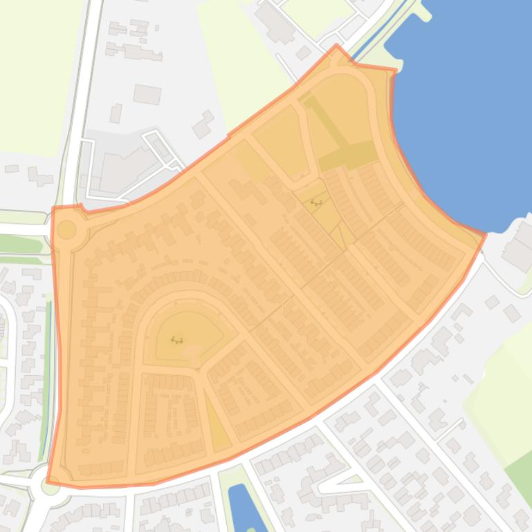 Kaart van de buurt De Hoogte.