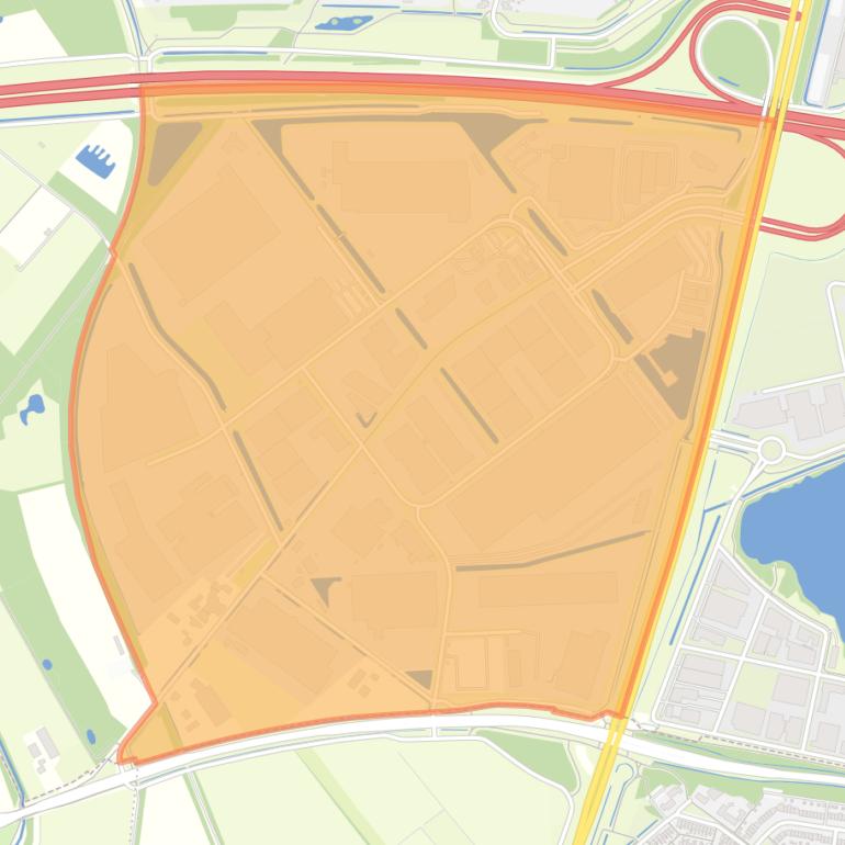 Kaart van de buurt De Katsbogten.