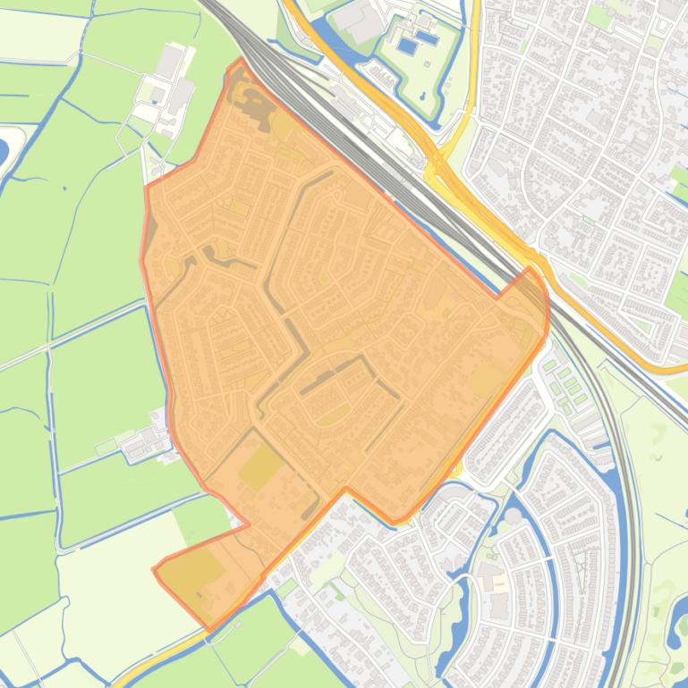 Kaart van de buurt De Kleis.