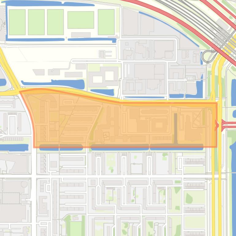 Kaart van de De Klenckebuurt.