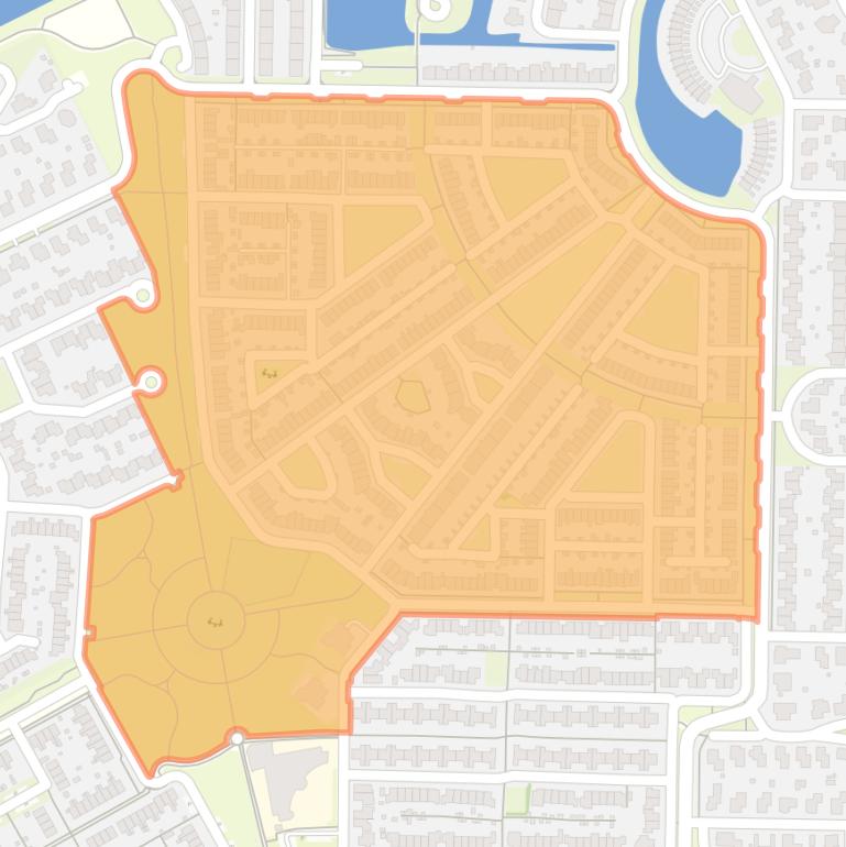 Kaart van de buurt De Kleuven.