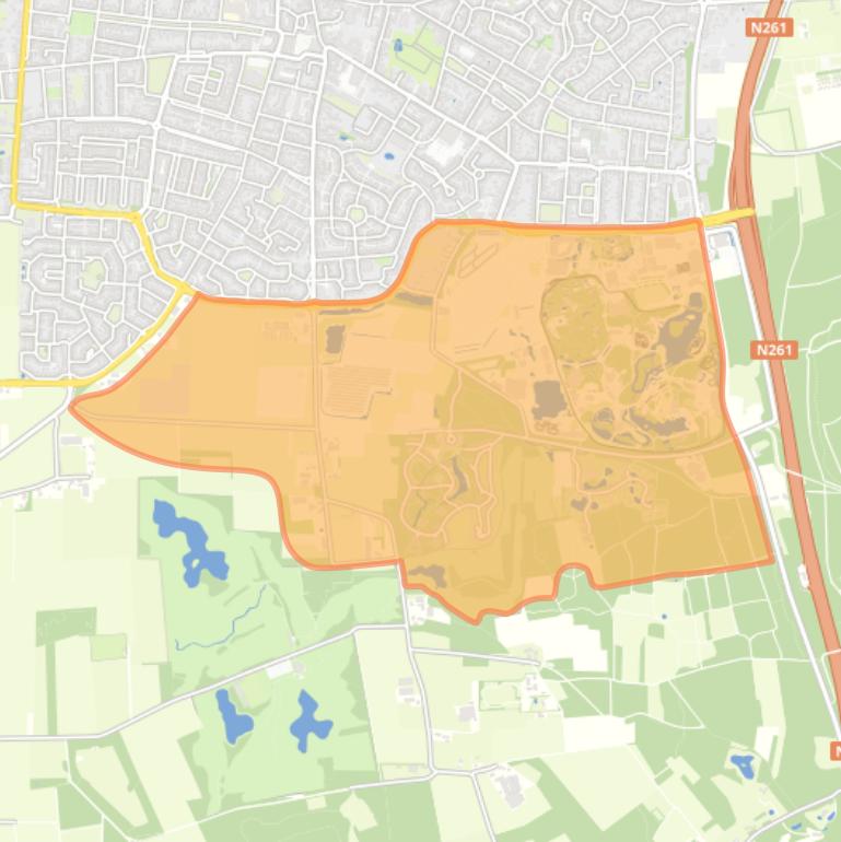 Kaart van de buurt De Klinkenpolder.