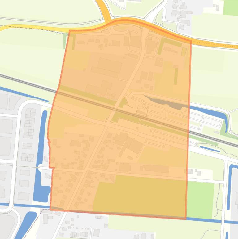 Kaart van de buurt De Klomp dorp.