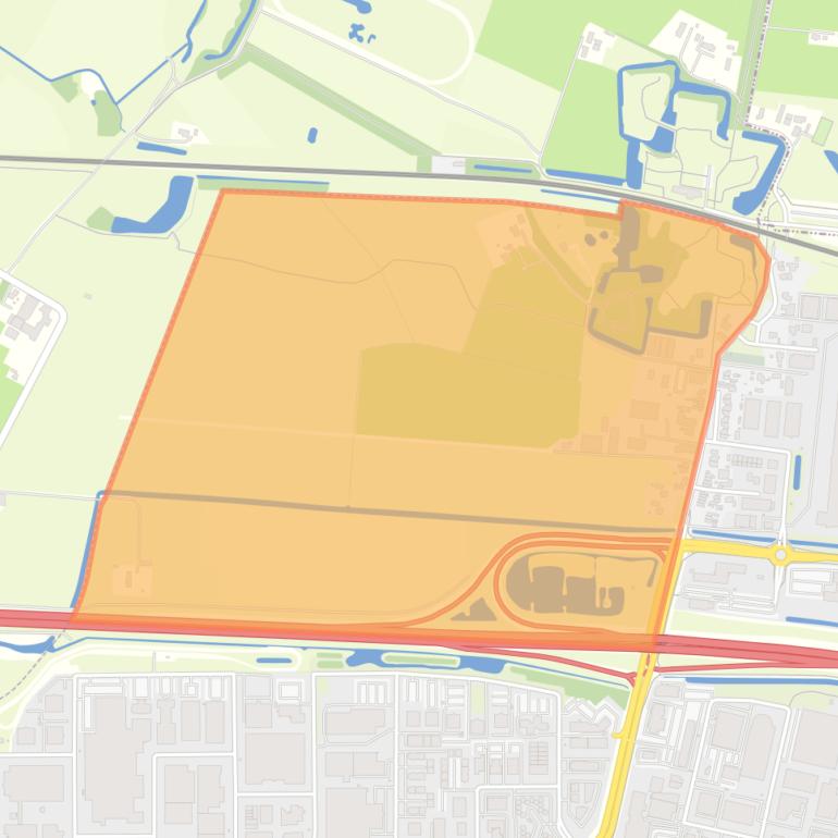 Kaart van de buurt De Kooi.