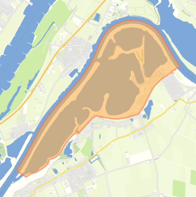 Kaart van de buurt De Lithse Ham.