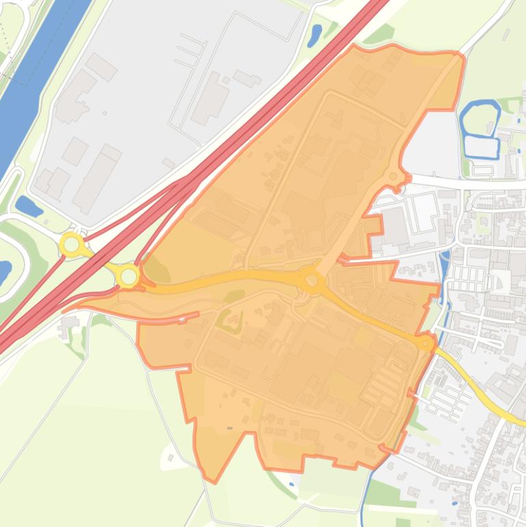 Kaart van de buurt De Loop.