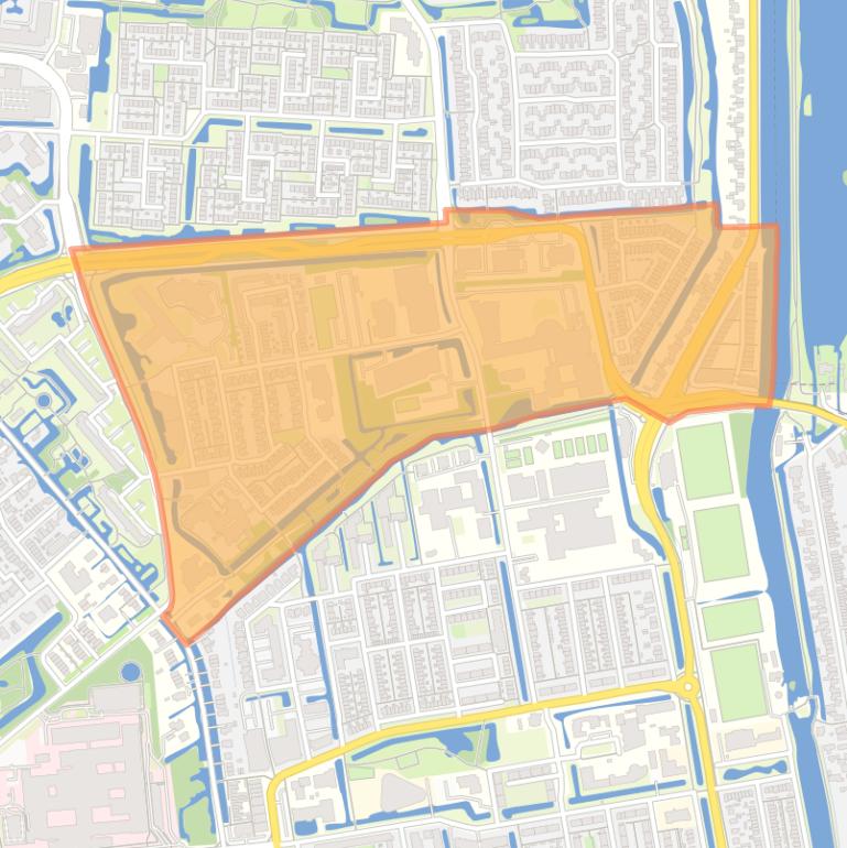 Kaart van de buurt De Mammoet.