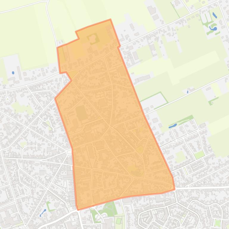 Kaart van de buurt De Meede.