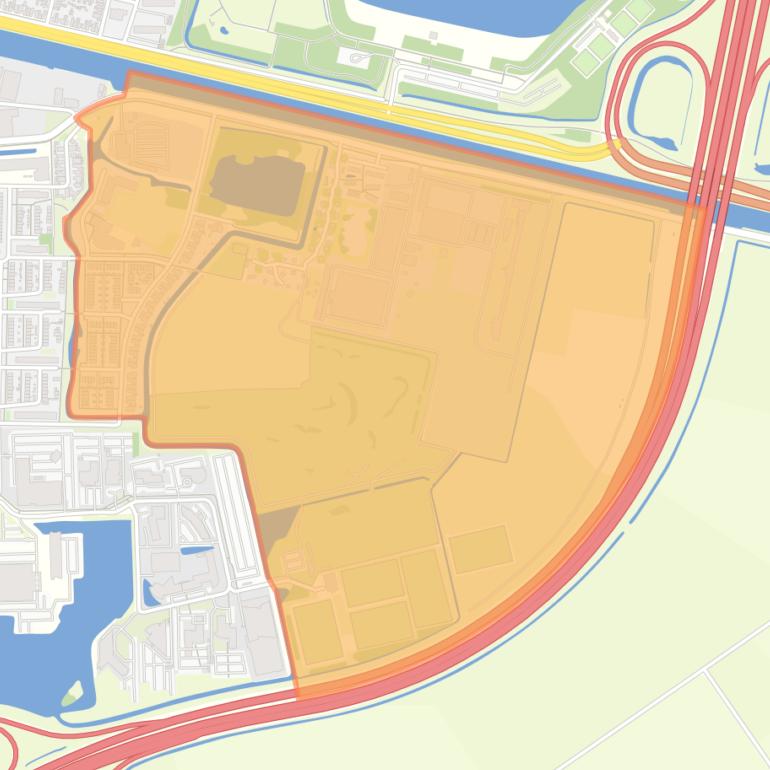 Kaart van de buurt De Meerendonk.