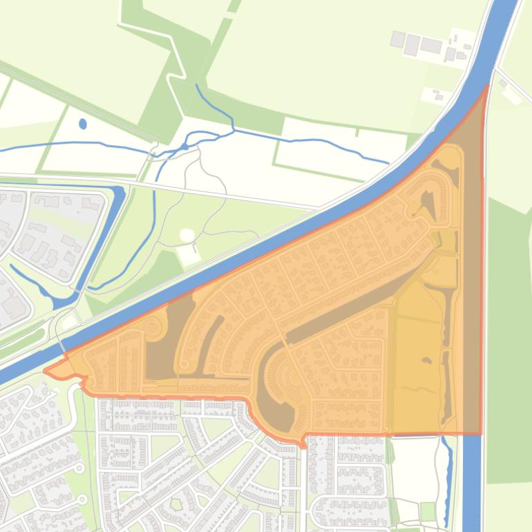 Kaart van de buurt De Messchen.