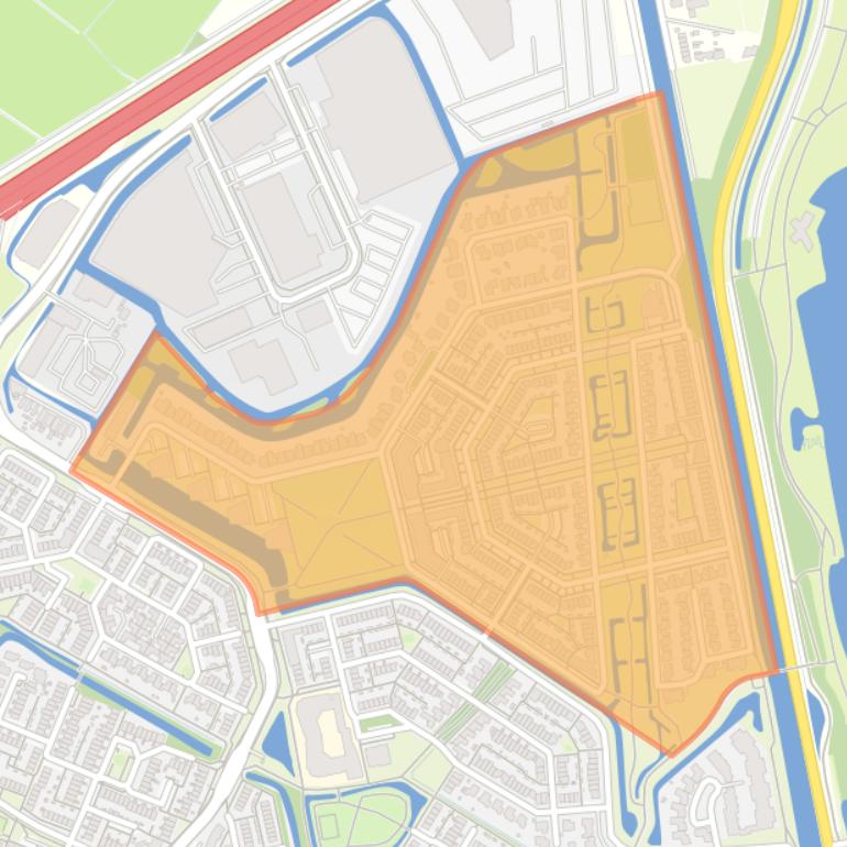 Kaart van de buurt De Morsebel.