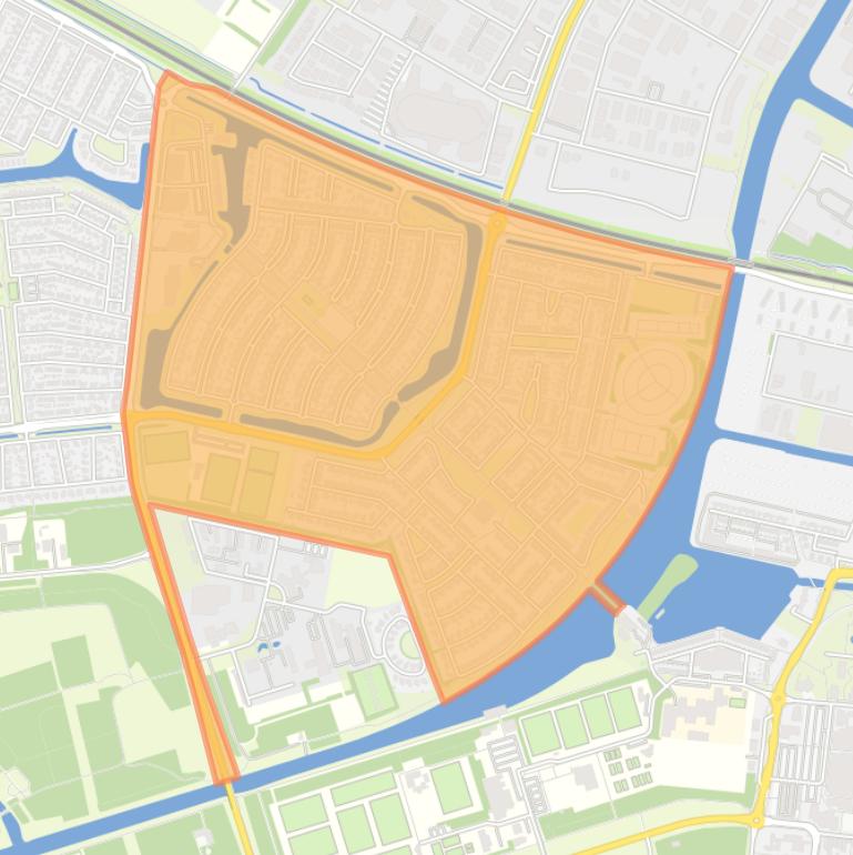 Kaart van de buurt De Munten.