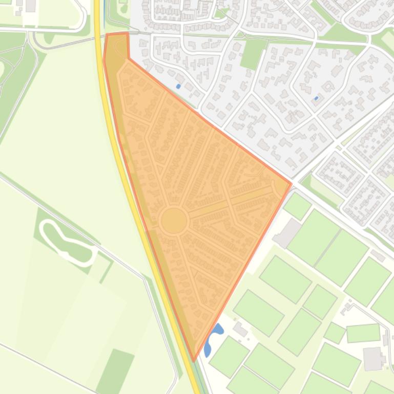 Kaart van de buurt De Nieuwe Erven.