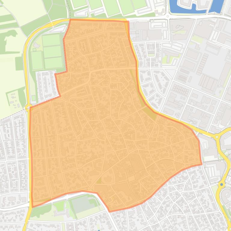 Kaart van de buurt De Noord.