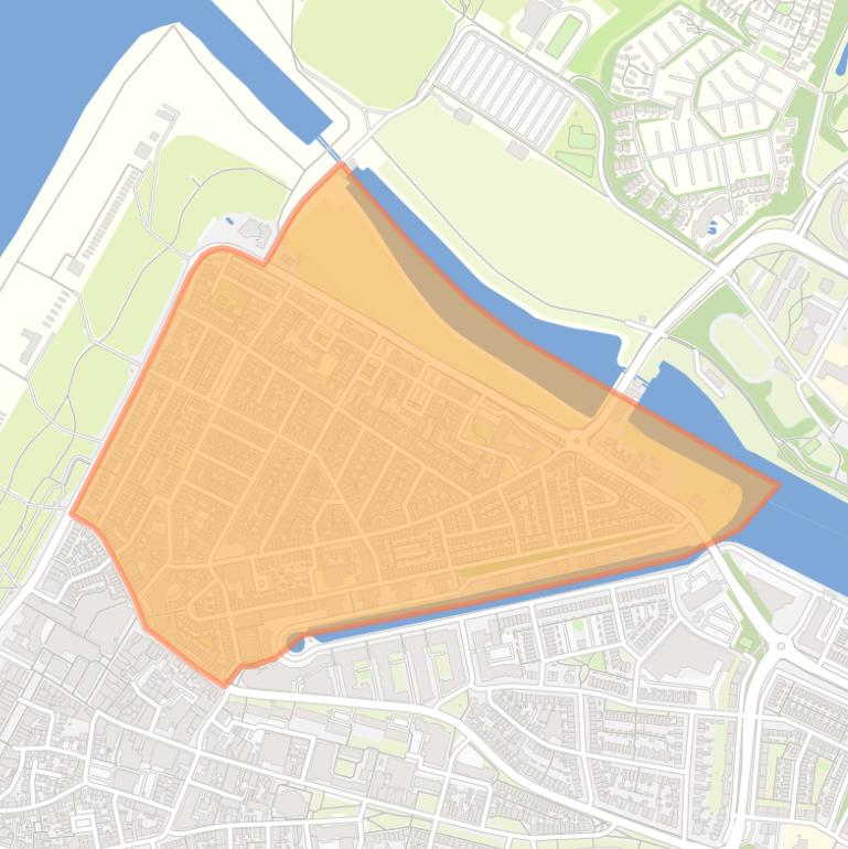 Kaart van de buurt De Noord.