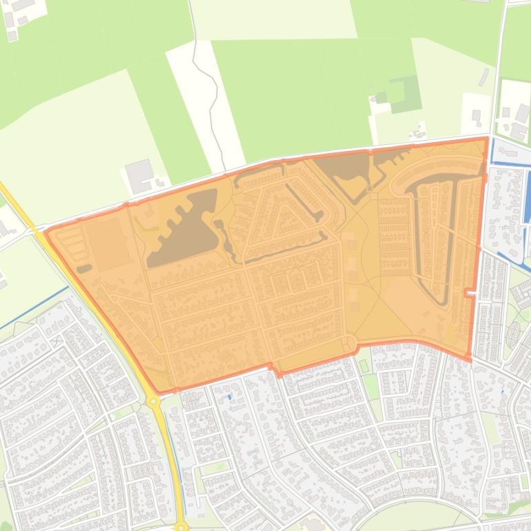 Kaart van de buurt De Noord.