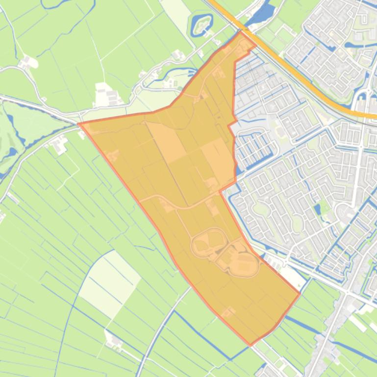 Kaart van de buurt De Omzoom.