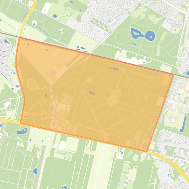 Kaart van de buurt De Oude Warande.