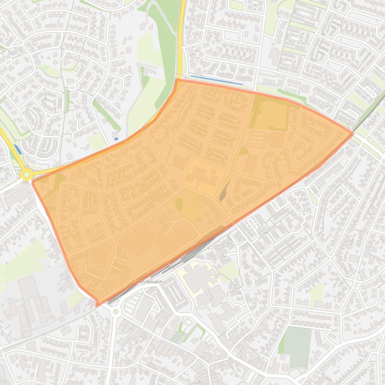 Kaart van de buurt De Pas.