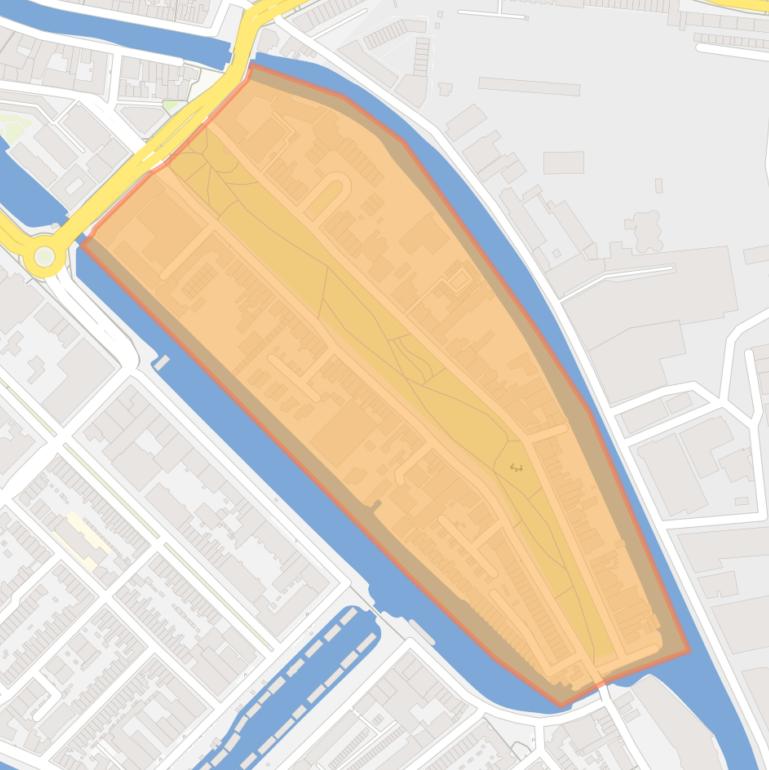 Kaart van de buurt De Plantage.