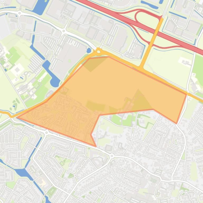 Kaart van de buurt De Ploen.