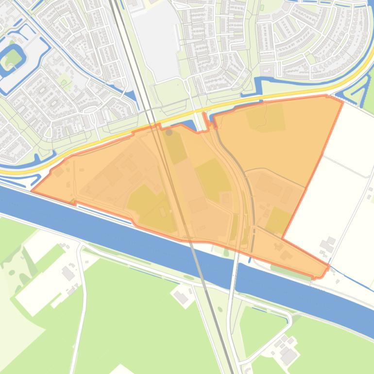 Kaart van de buurt De Poel.