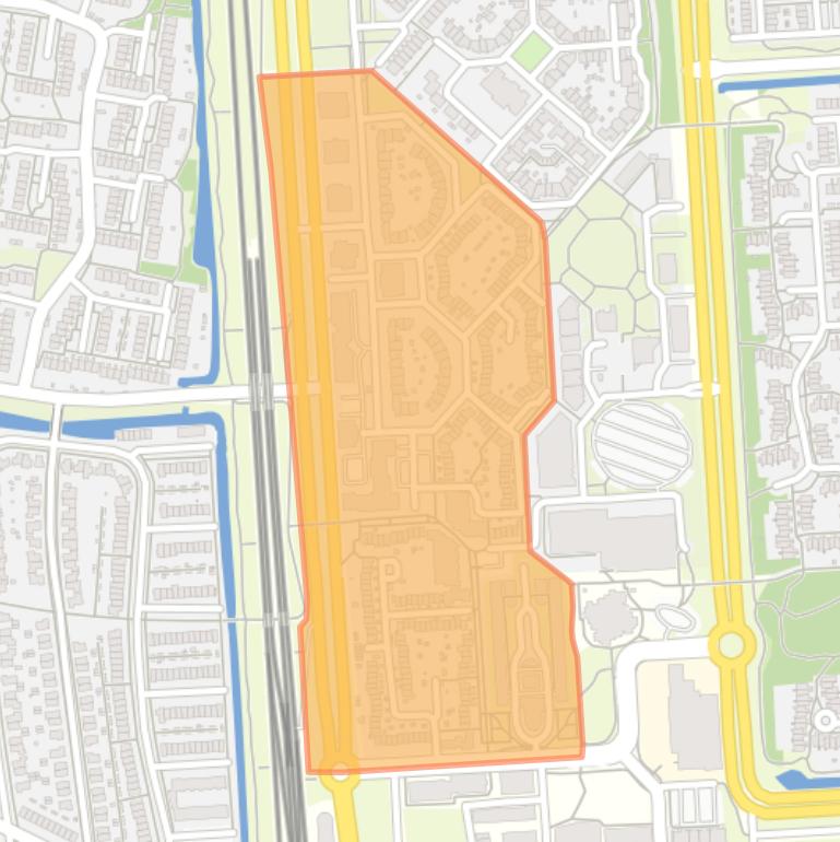 Kaart van de buurt De Schans.