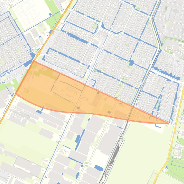 Kaart van de buurt De Scheg.