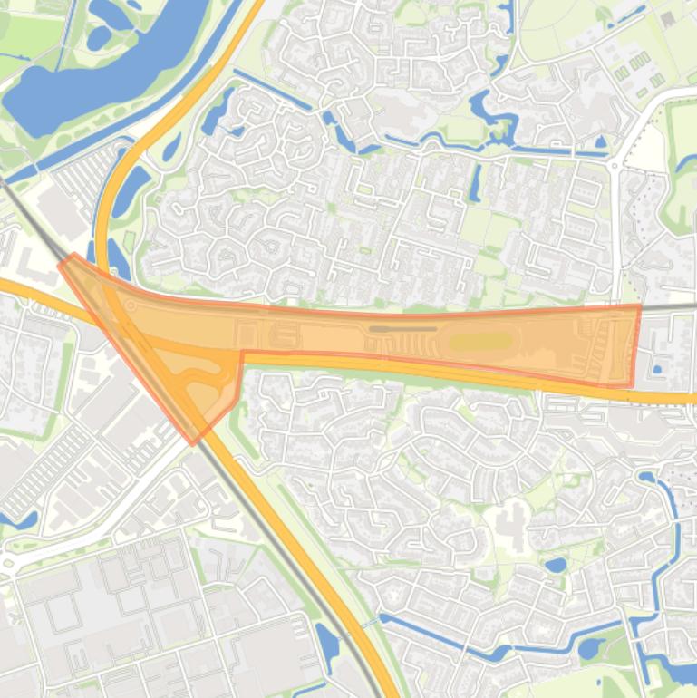 Kaart van de buurt De Scheg.