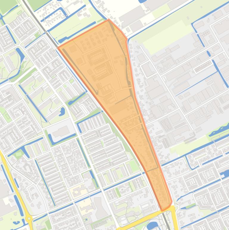 Kaart van de buurt De Scheg.