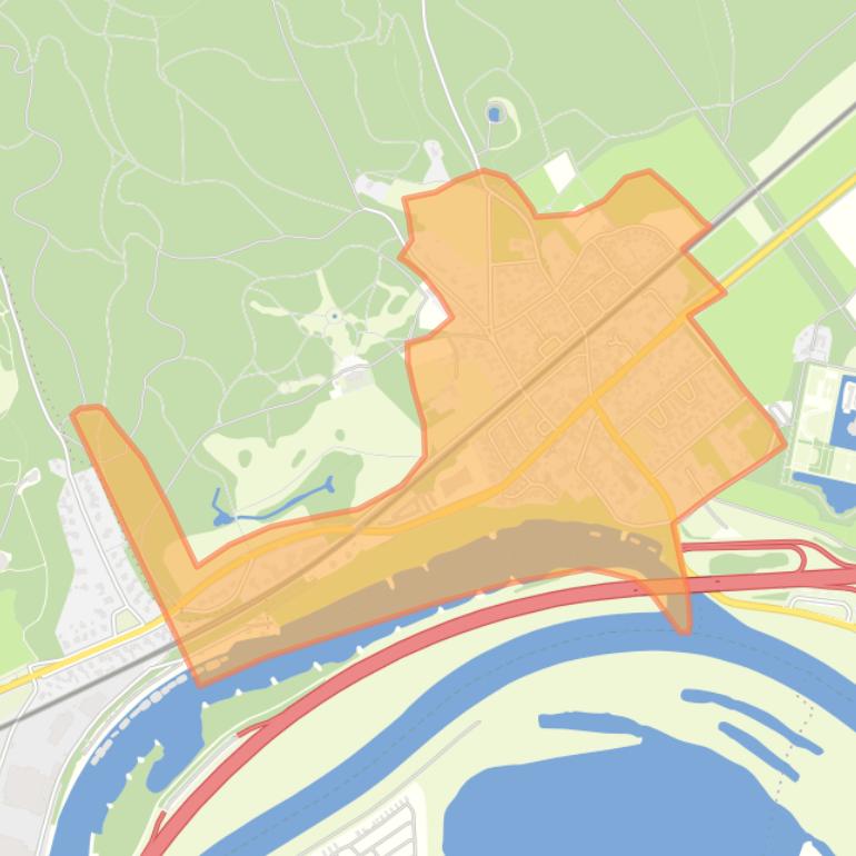 Kaart van de buurt De Steeg.