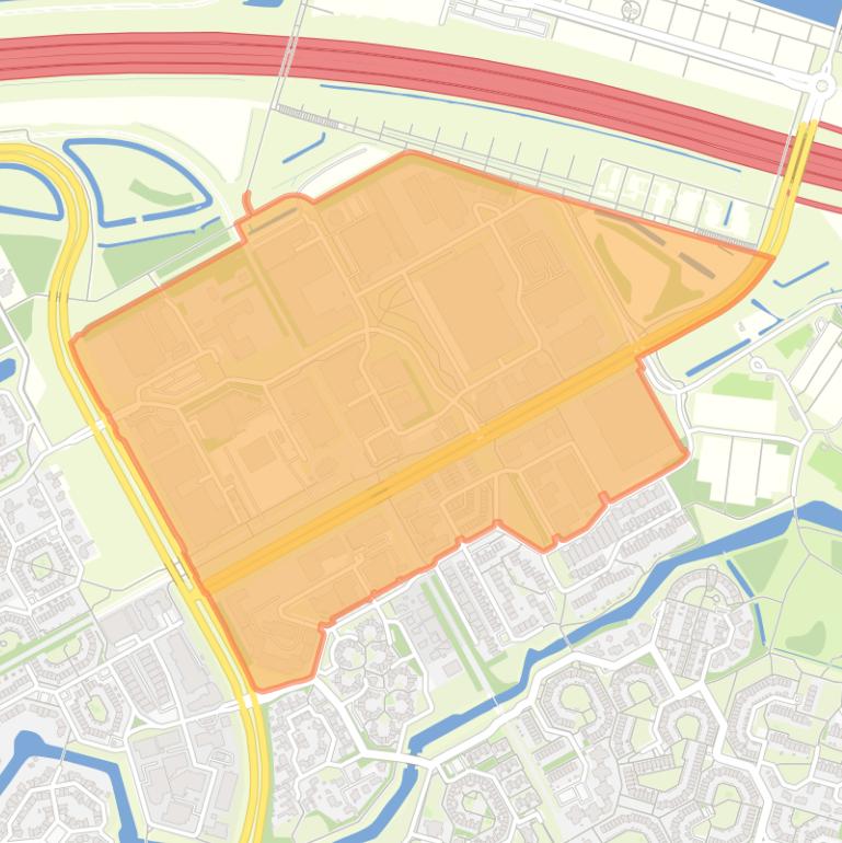 Kaart van de buurt De Steiger.