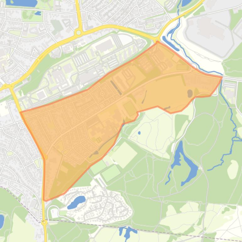 Kaart van de buurt De Struiken.