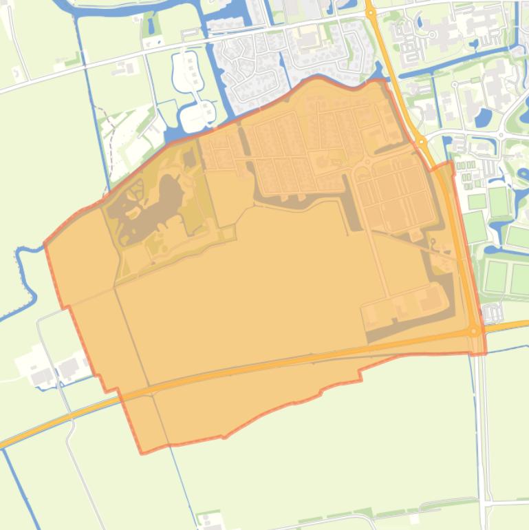 Kaart van de buurt De Trije Terpen.