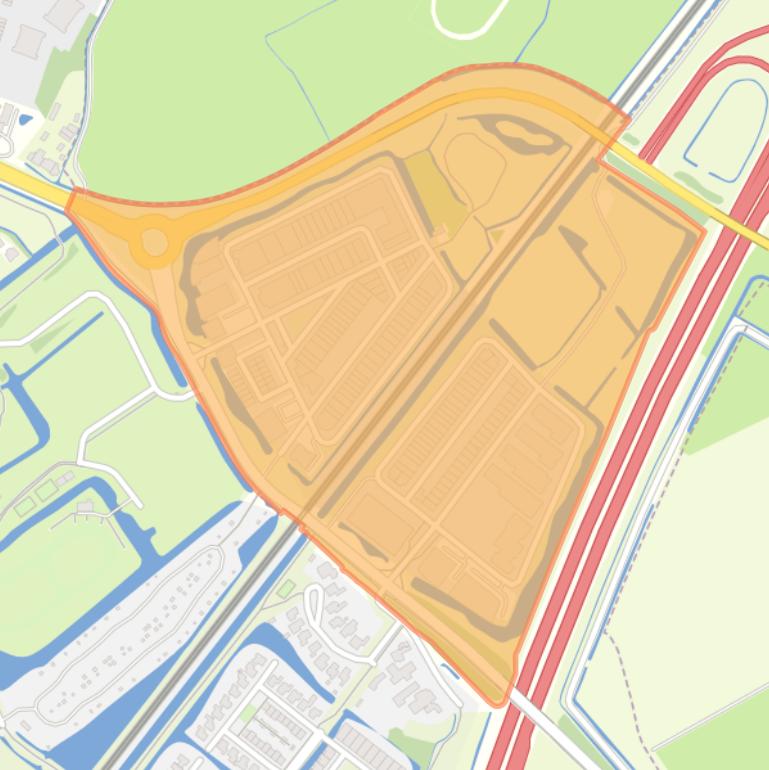 Kaart van de buurt De Trompet.