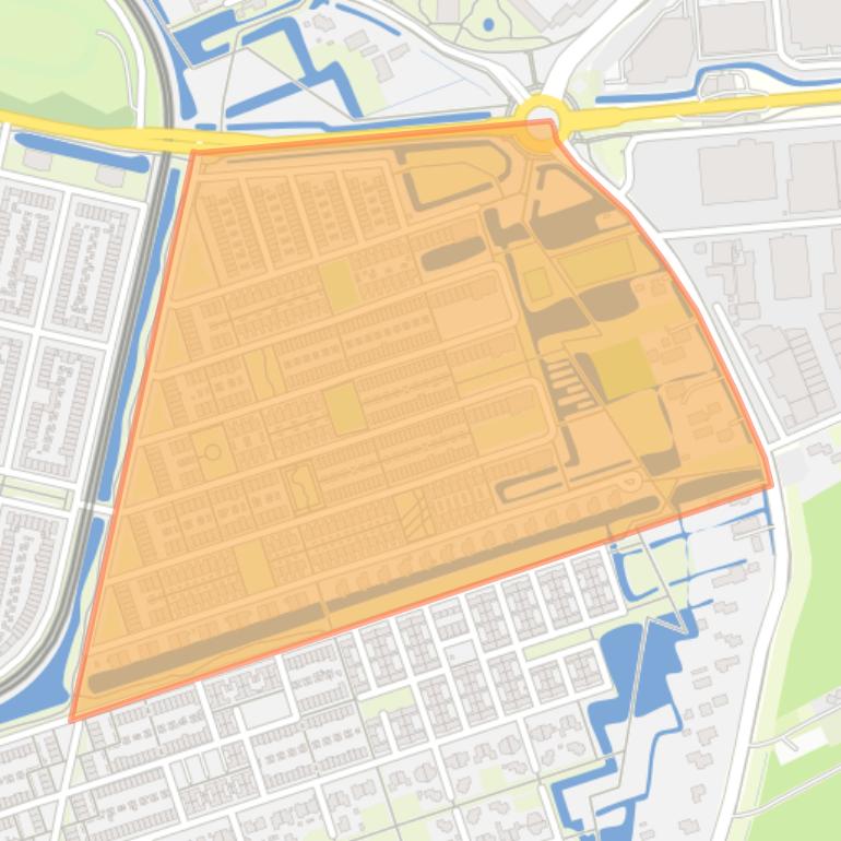 Kaart van de buurt De Tuinen.