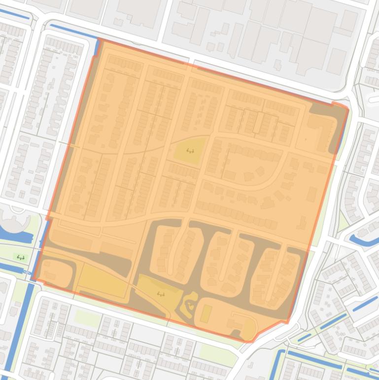 Kaart van de buurt De Tuinen.