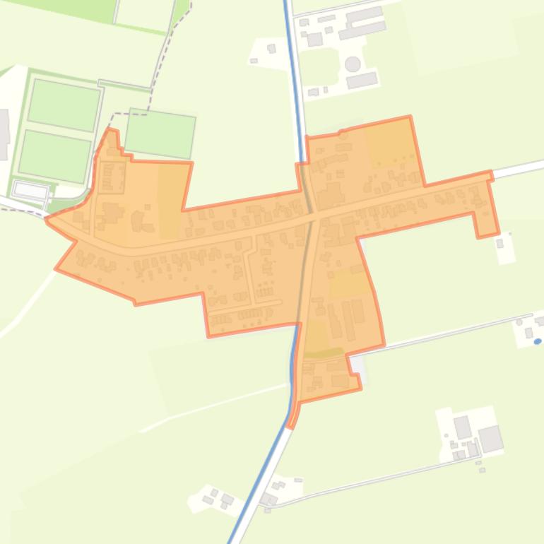 Kaart van de buurt De Vecht Dorpskern.