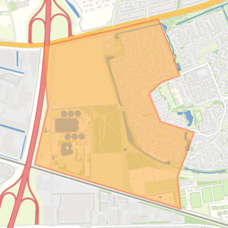 Kaart van de buurt De Velden en Beken.