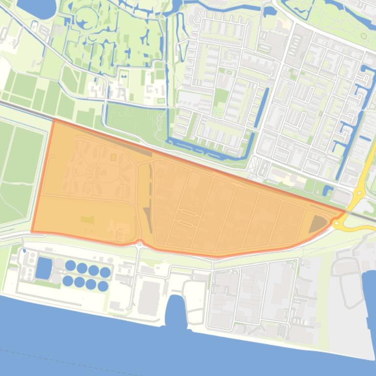 Kaart van de buurt De Vergulde Hand.