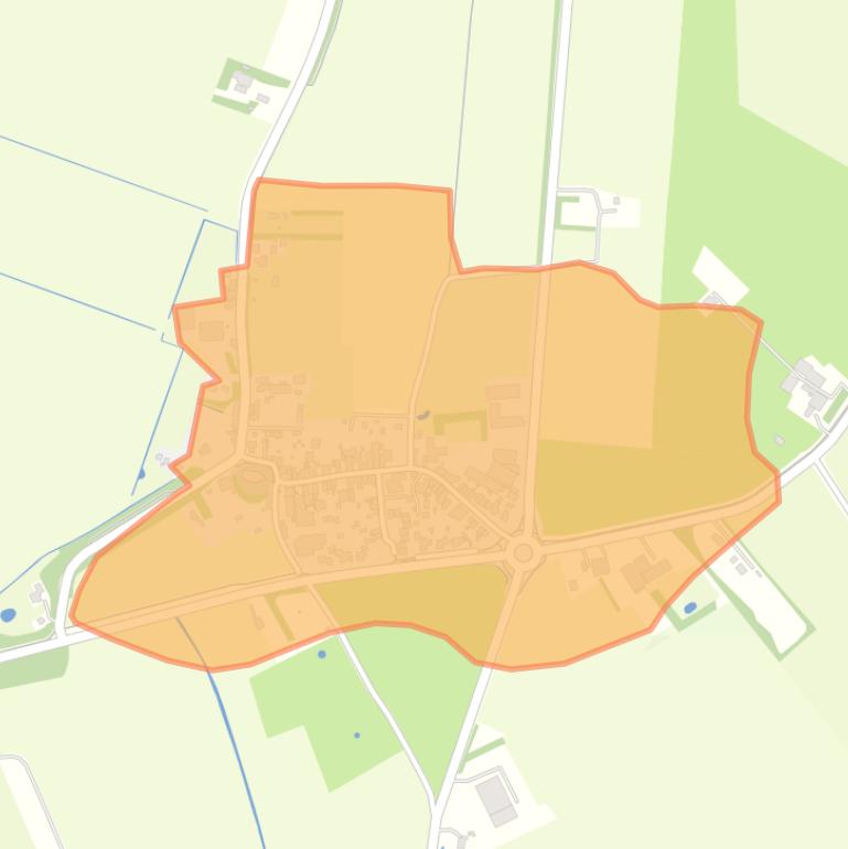 Kaart van de buurt De Waal.