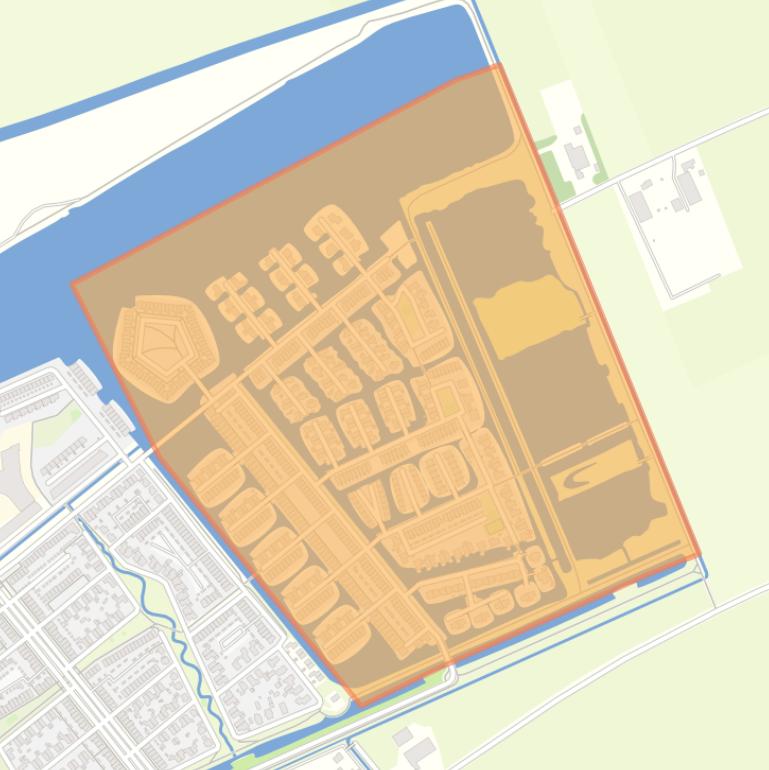 Kaart van de buurt De Watertuinen.