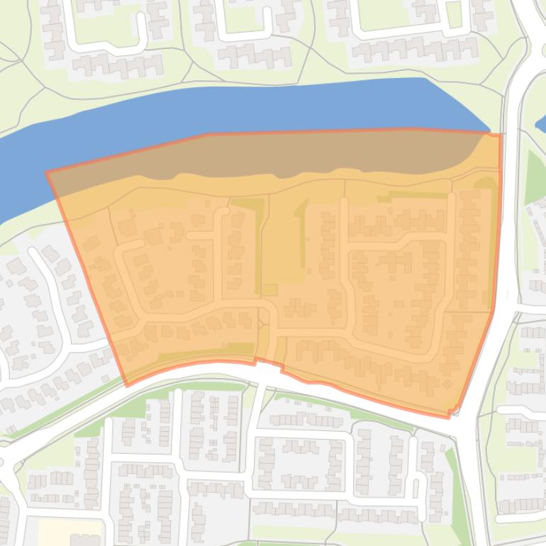 Kaart van de buurt De Weertjes.