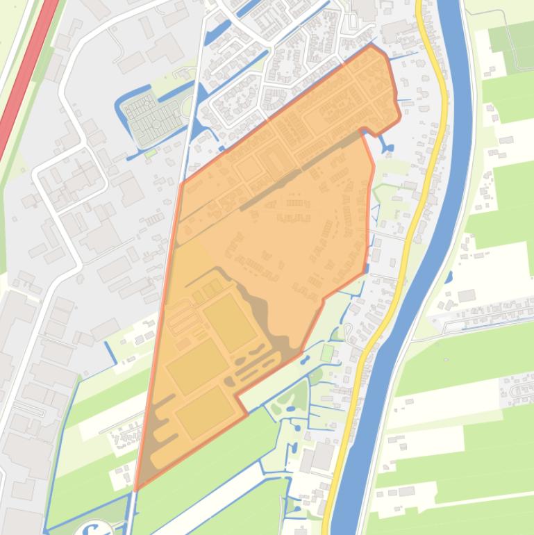 Kaart van de buurt De Weide.