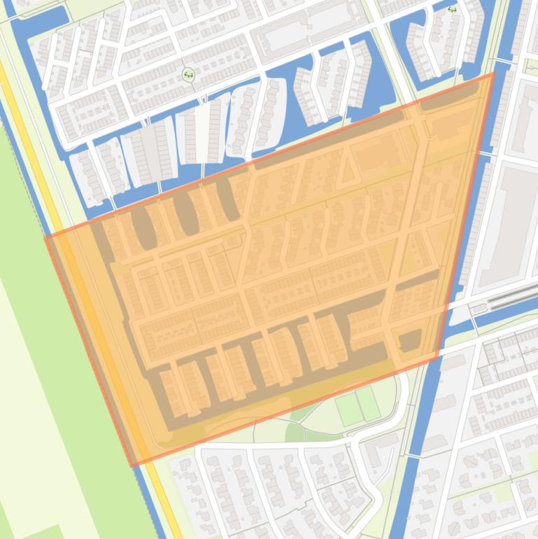 Kaart van de buurt De Wereldsteden.