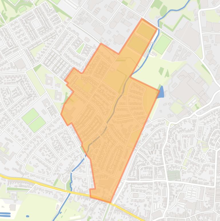 Kaart van de buurt De Whee I.